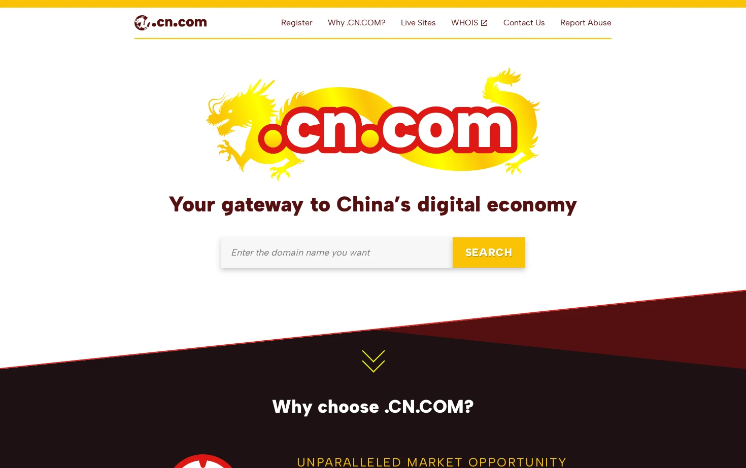 .CN.COM 页面快照